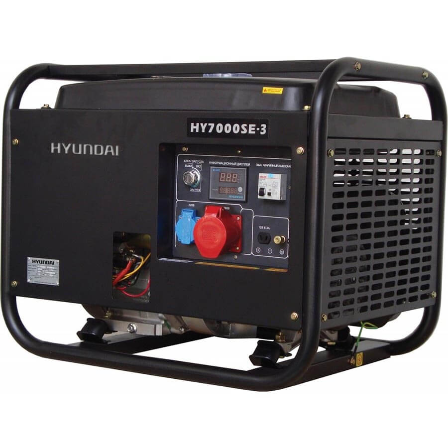 Бензиновый генератор Hyundai HY 7000SE (5 кВт) электростарт