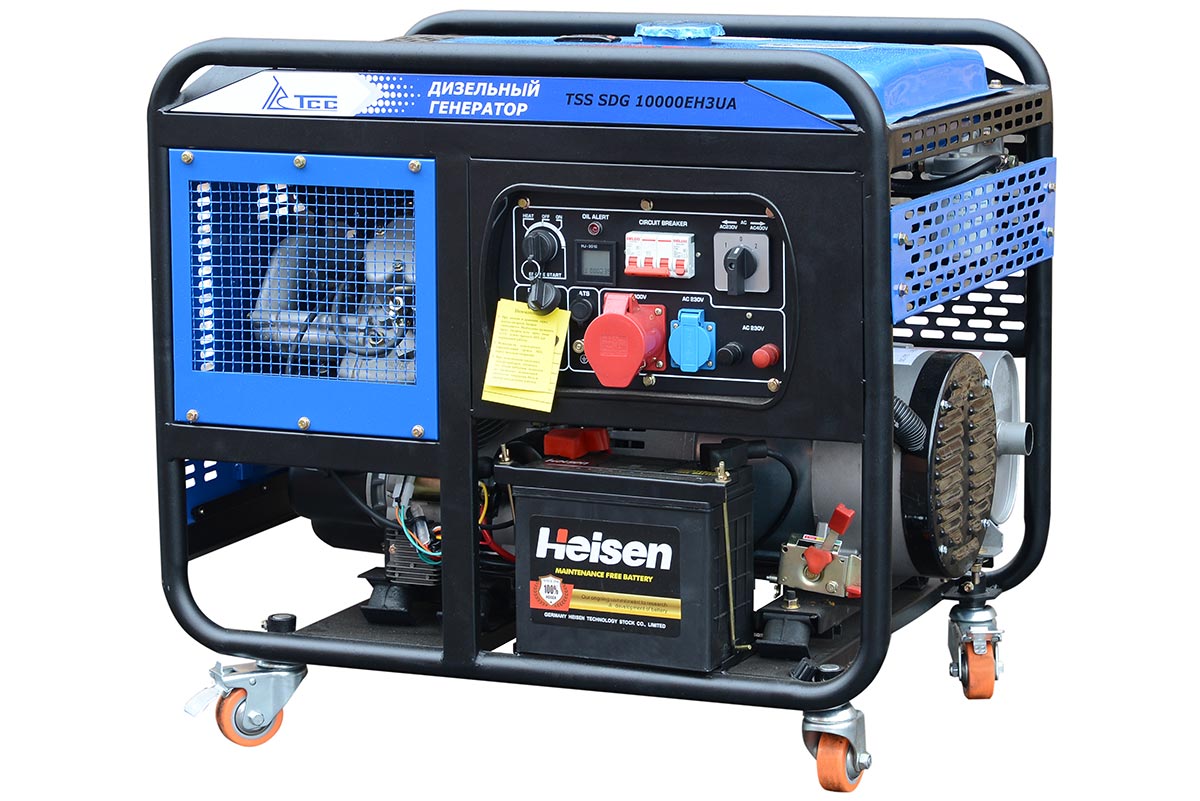 Дизельный генератор ТСС SDG 10000EH3UА (11 кВт/3ф) электростарт