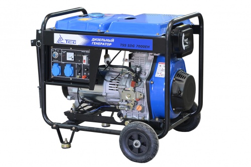 Дизельный генератор ТСС SDG 7000EHA (7 кВт) электростарт