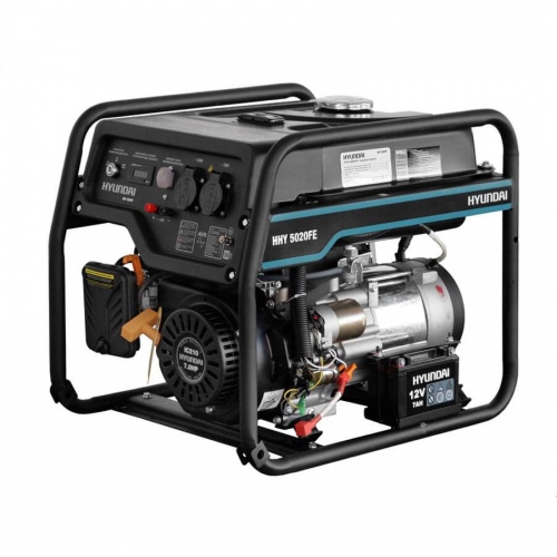 Бензиновый генератор Hyundai HHY 5020FE (4 кВт) электростарт