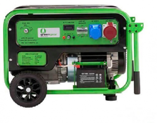 Газовый генератор GreenGear GE 5000 (5 кВт) электростарт