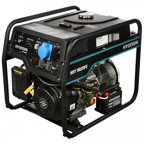 Бензиновый генератор Hyundai HHY 9020FE (6 кВт) электростарт