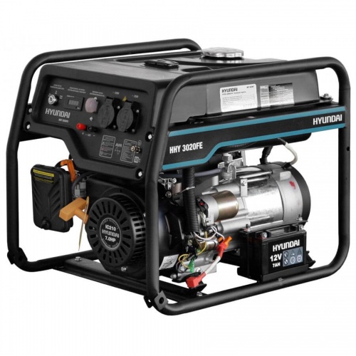 Бензиновый генератор Hyundai HHY 3020FE (2,8 кВт) электростарт