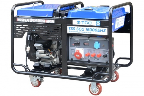 Бензиновый генератор ТСС SGG 16000EH3 (16 кВт/3ф) электростарт